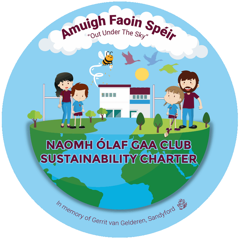 Naomh Olaf Sustainability Logo
