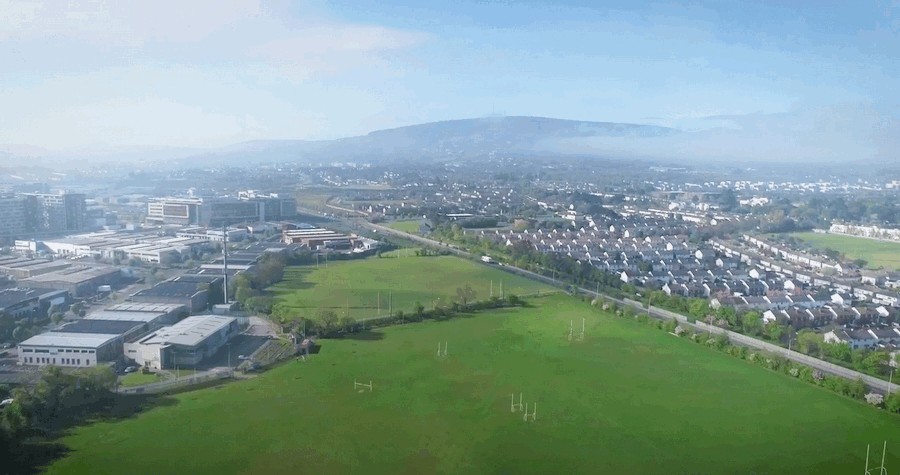 Naomh Olaf Aerial Shot