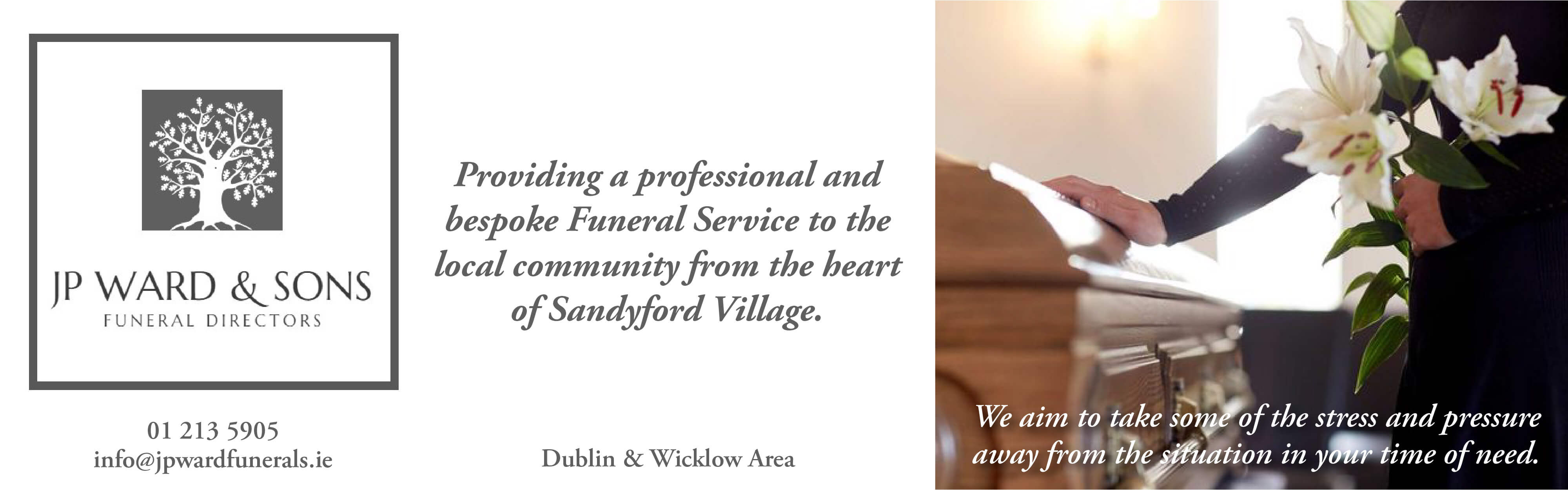 JP Ward & Sons Funeral Directors.